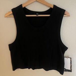 NWT Vans Cropped Ribbed Tank Top